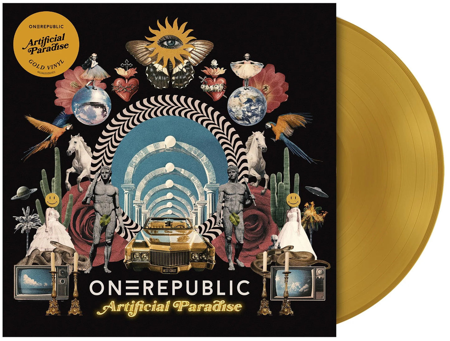 OneRepublic – Artificial Paradise (2024) (Limited Edition Gold Colour Vinyl LP)