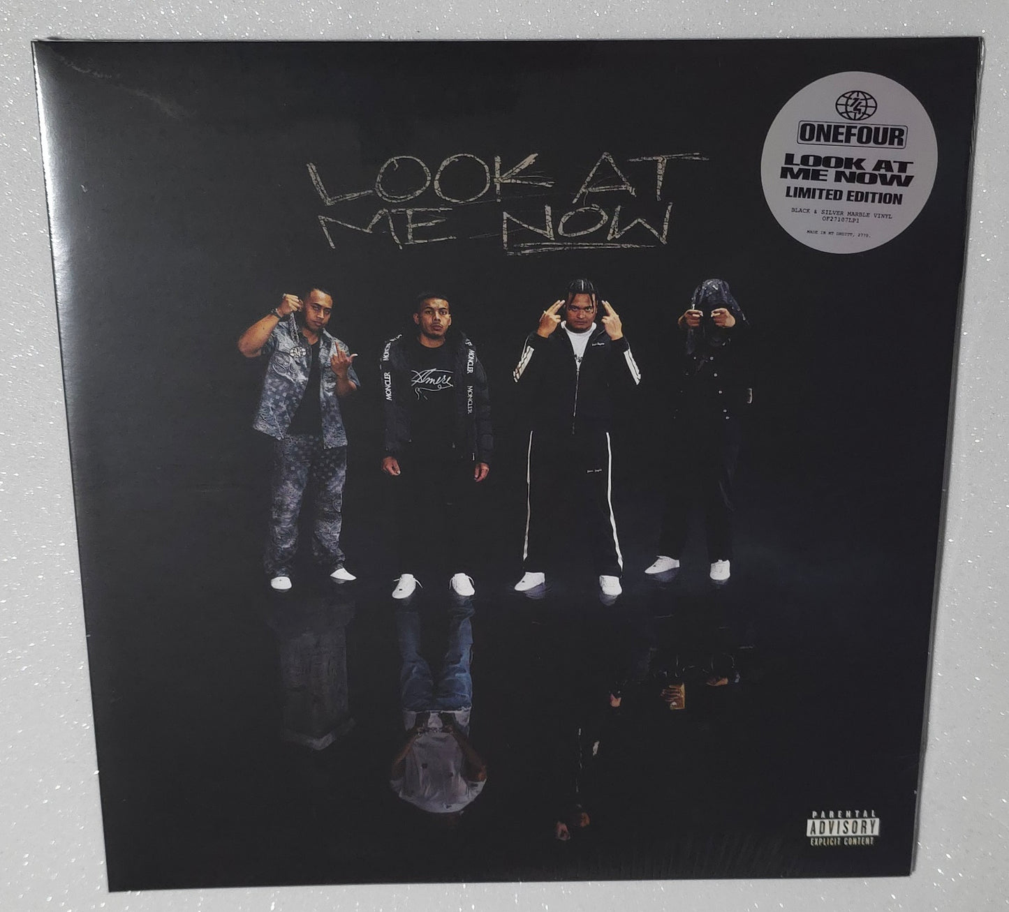 ONEFOUR - Look At Me Now (2025) (Limited Edition Black & Silver Marble Colour Vinyl LP)