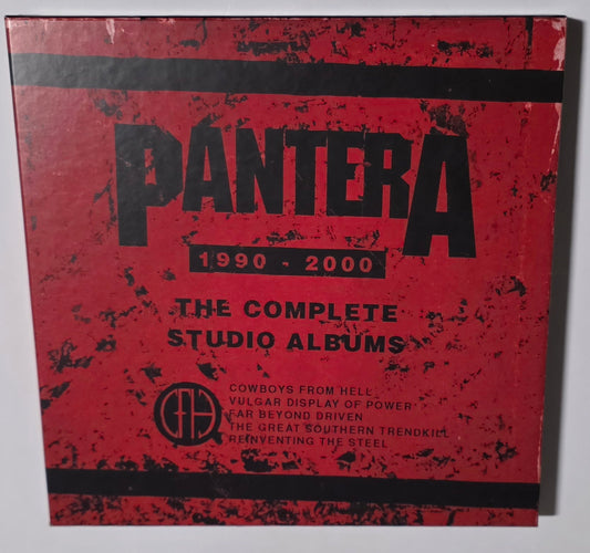 Pantera – The Complete Studio Albums 1990-2000 (2015 Release) (Limited Edition Multicoloured Vinyl LP Boxset with bonus 7")