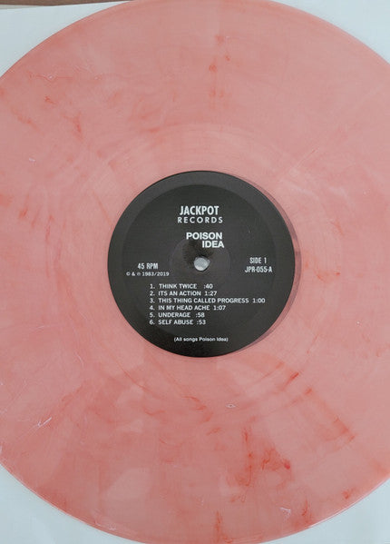 Poison Idea – Pick Your King E.P. (2023) (Limited Edition Pink Red & White Swirl Colour Vinyl LP)