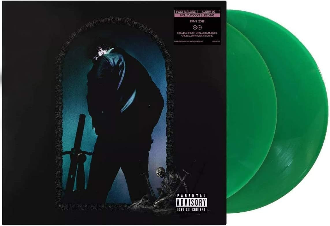 Post Malone – Hollywood's Bleeding (2026 Reissue) (Limited Edition Transparent Green Colour Vinyl LP)