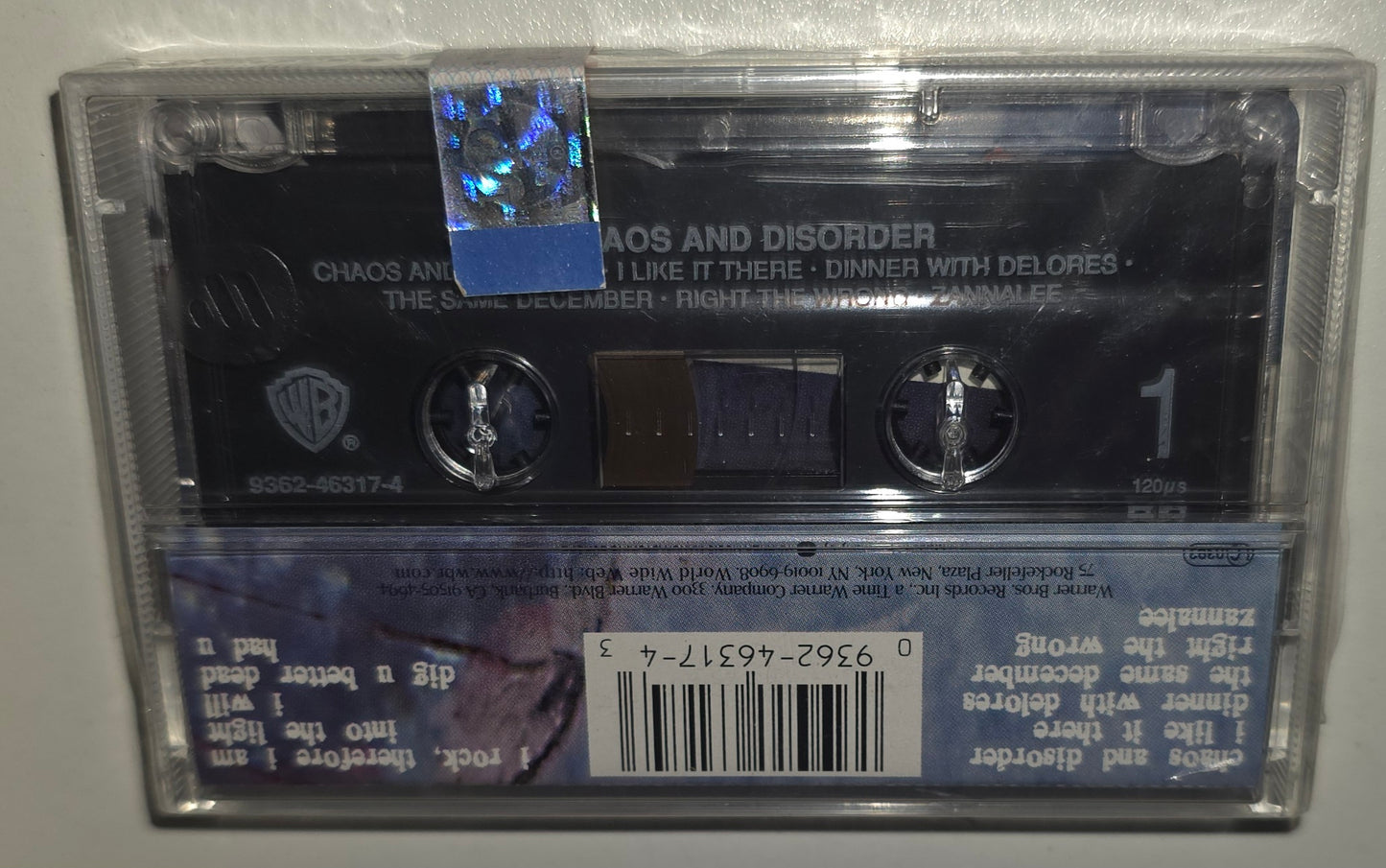 The Artist (Formerly Known As Prince) – Chaos And Disorder (1996) (Limited Edition Cassette Tape)