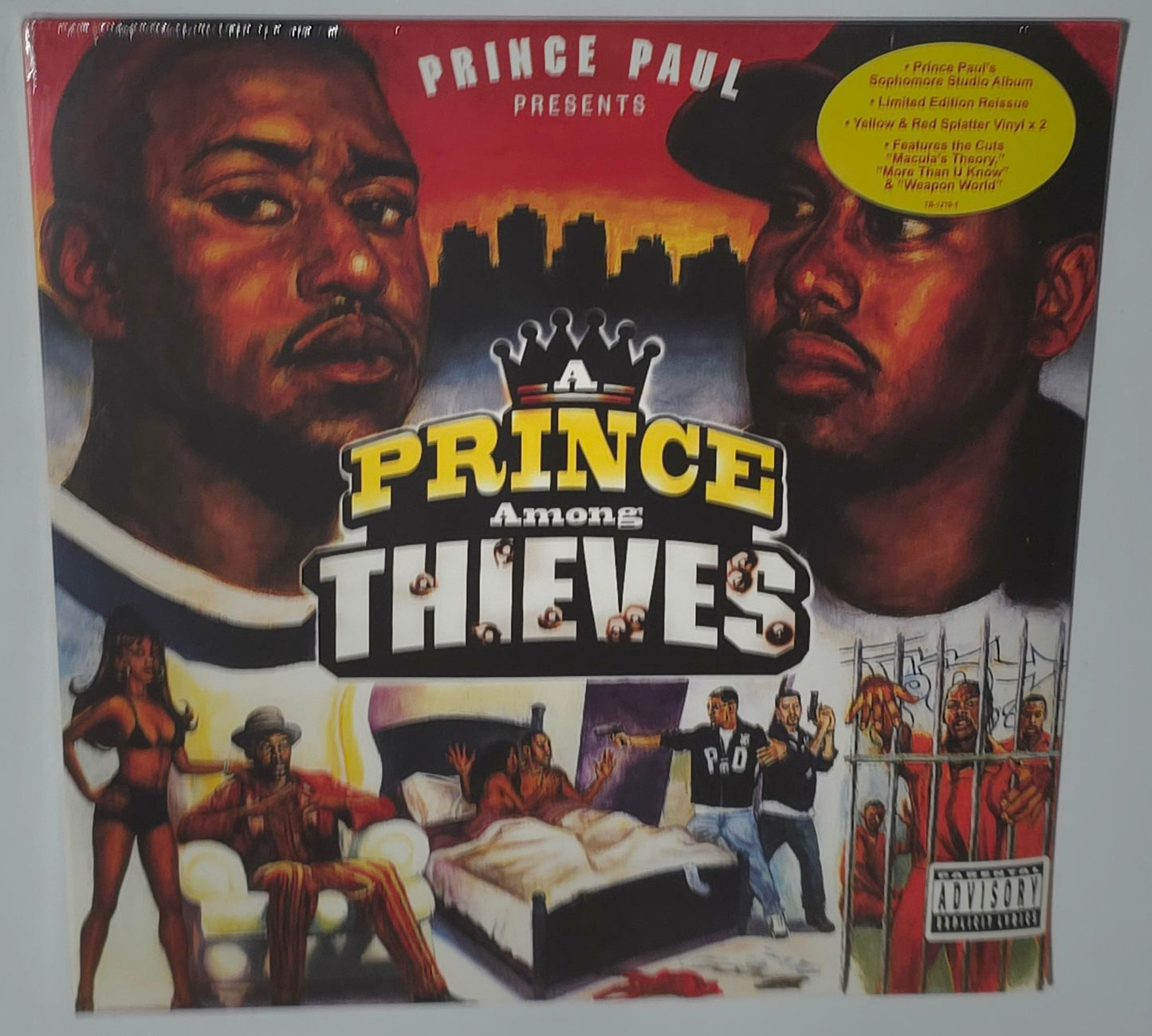 Prince Paul – A Prince Among Thieves (2022 Reissue) (Limited Edition Yellow & Red Splatter Colour Vinyl LP)