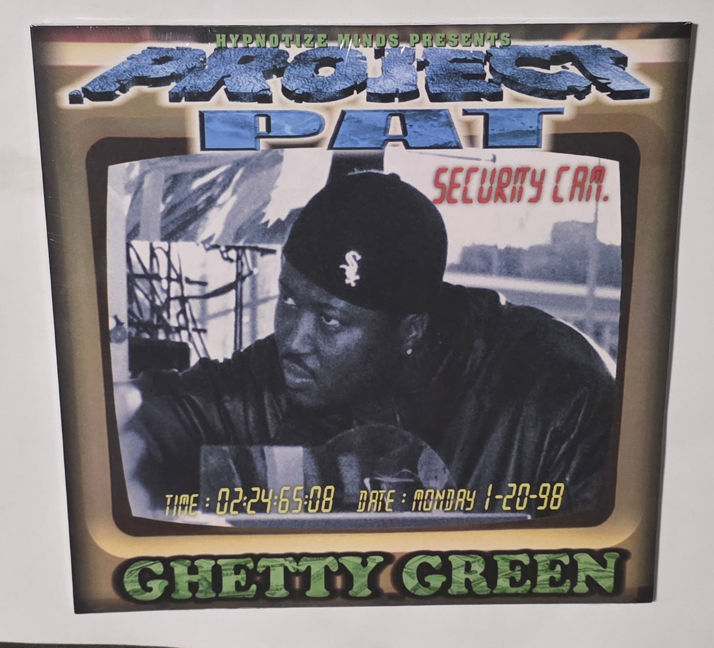 Project Pat - Ghetty Green (2024) (Limited Edition Aqua Blue & Mint Green Coloured Vinyl LP)