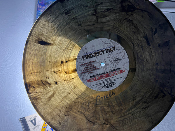 Project Pat - Murderers & Robbers (2022) (Limited Edition Translucent Black Ice Colour Vinyl LP)