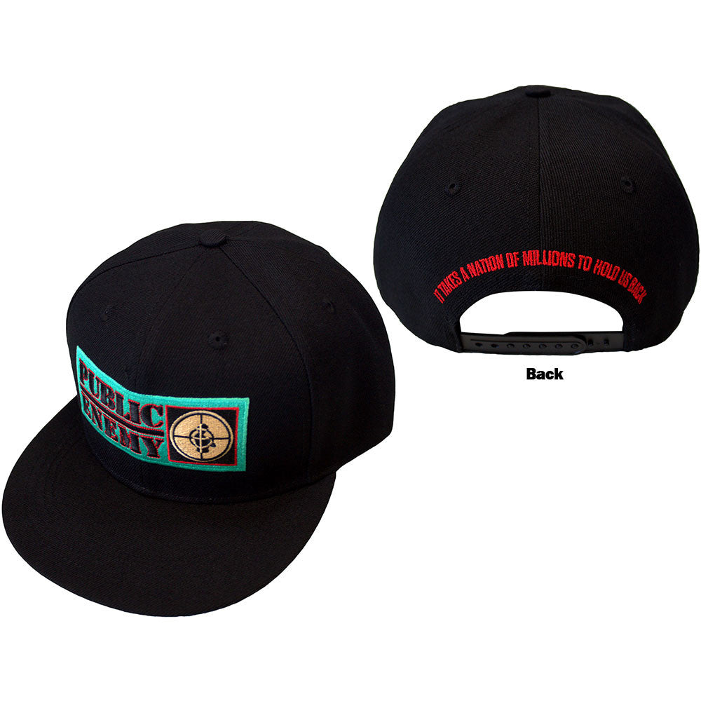 Public Enemy "It Takes A Nation" Unisex Flatbrim Embroidered Snapback Cap Hat