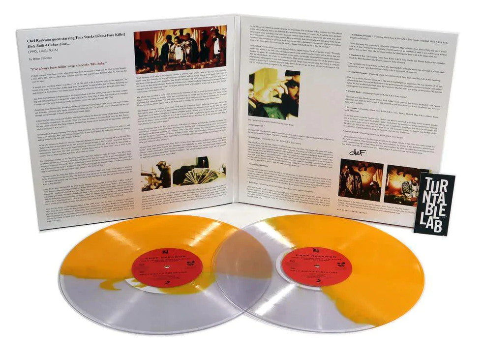 Raekwon – Only Built 4 Cuban Linx... (2023 Reissue) (Limited Edition Yellow & Clear Split Colour Vinyl LP)
