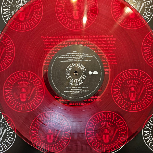 Ramones – Greatest Hits (2024 BF RSD) (Limited Edition Red Translucent Colour Vinyl LP)