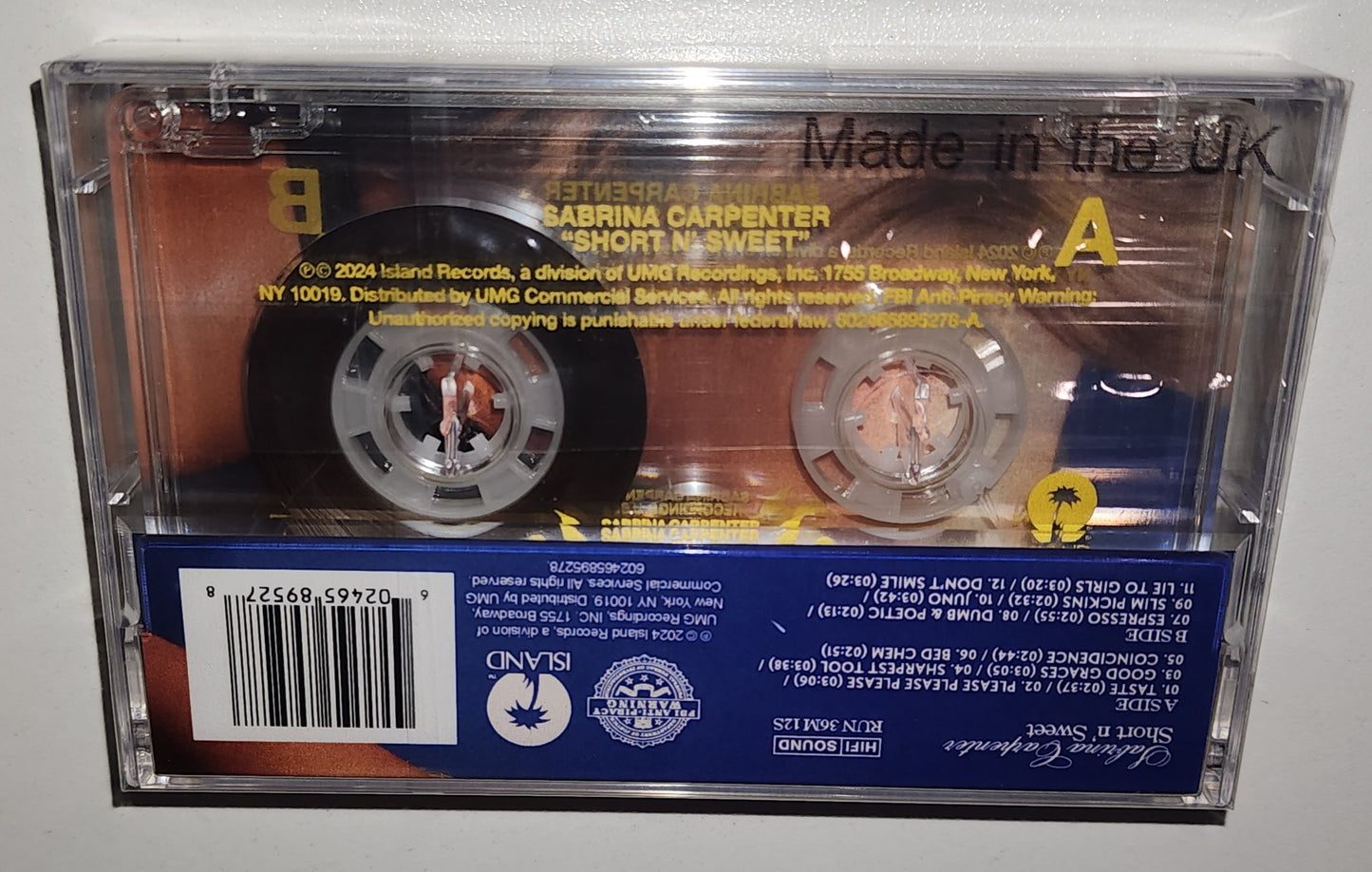 Sabrina Carpenter - Short N' Sweet (2024) (Limited Edition Cassette Tape)