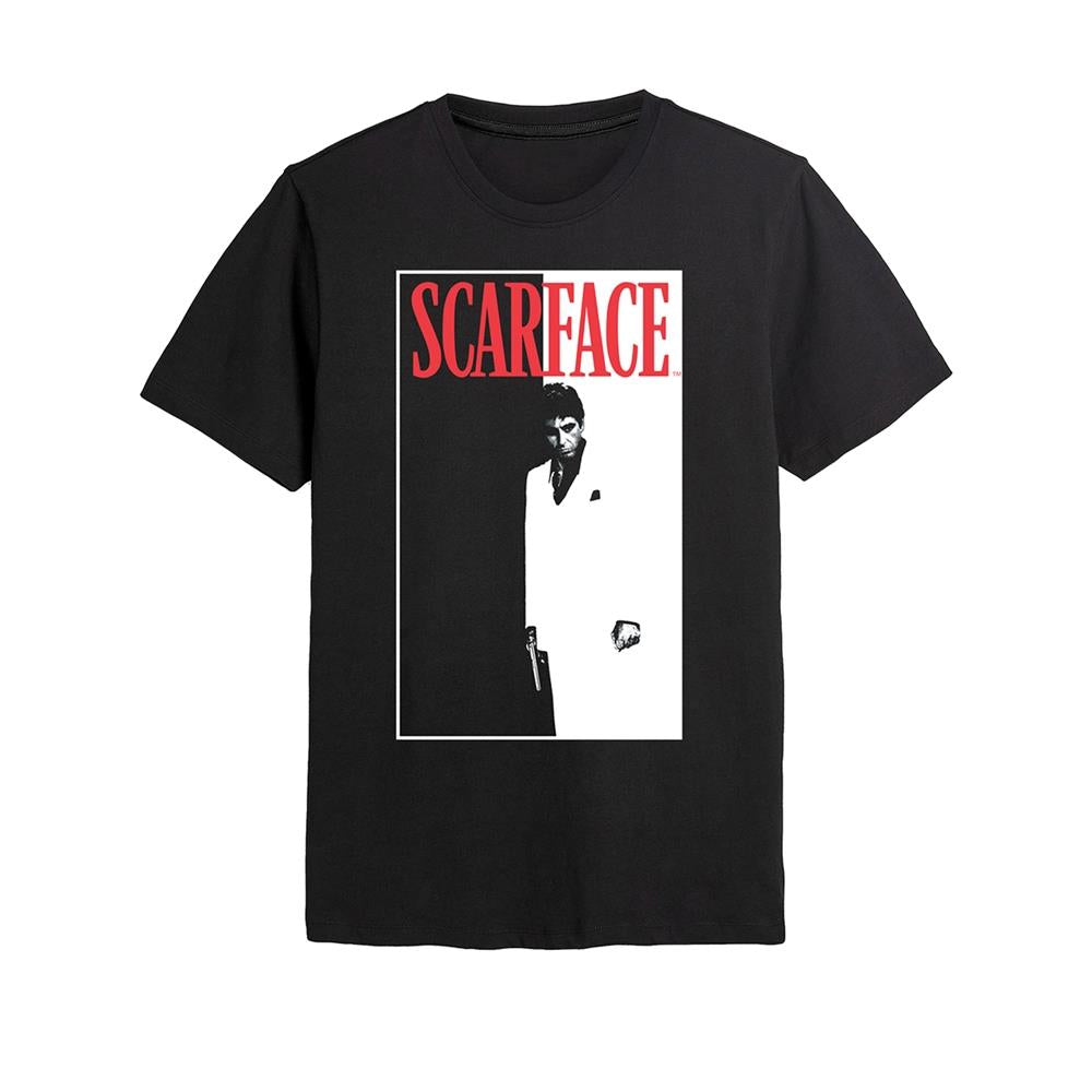 Scarface Movie "Split Poster" Officially Licensed Adult Unisex T-shirt