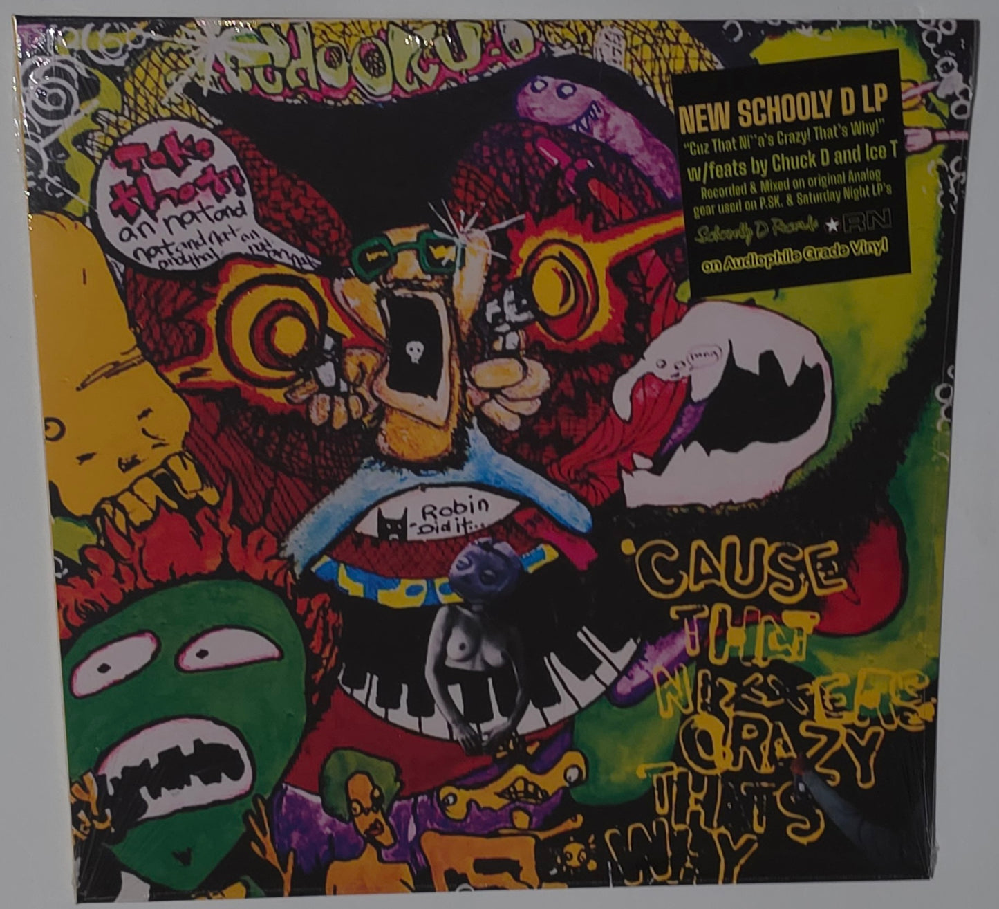 Schoolly D – Cuz That Nigga's Crazy! That’s Why! (2023) (Limited Edition Brown Colour Vinyl LP)
