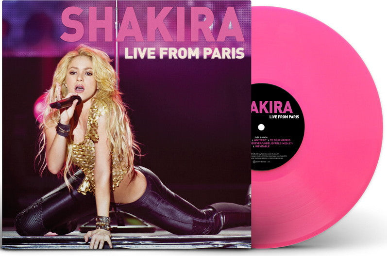 Shakira - Live From Paris (2025 RSD) (Limited Edition Pink Colour Vinyl LP)