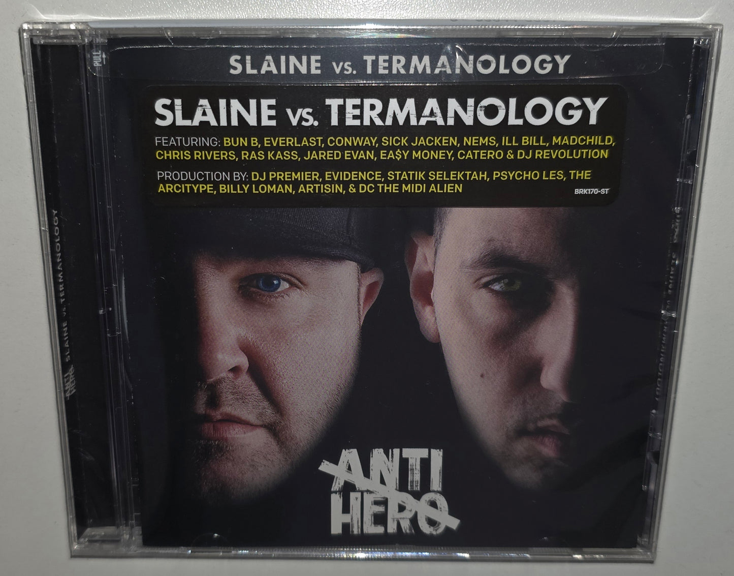 Slaine Vs. Termanology – Anti-Hero (2017) (CD)