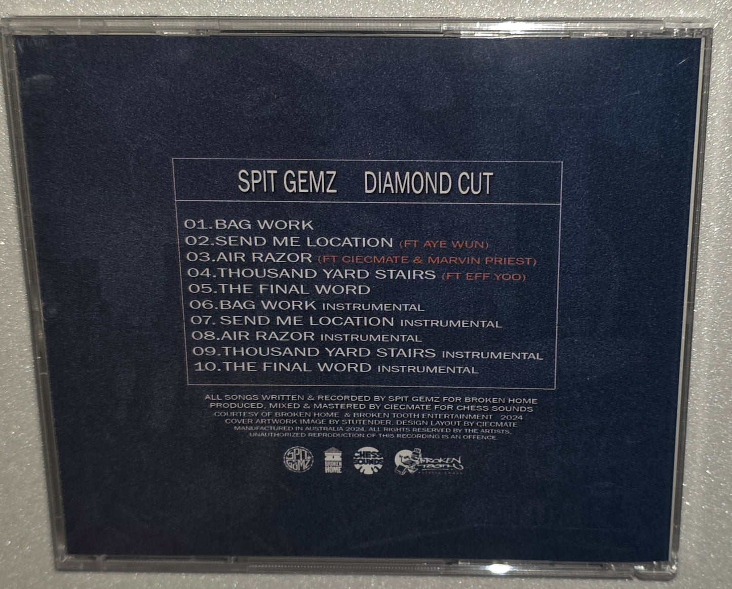 Spit Gemz - Diamond Cut (2025) (Limited Edition CD)