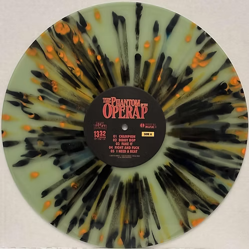 Stu Bangas x Horror City - The Phantom of the Operap (2025) (Limited Edition Glow In The Dark With Black Splatter Colour Vinyl LP)