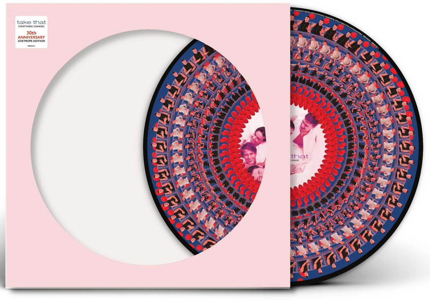 Take That - Everything Changes: 30th Anniversary (2024 Reissue) (Limited Edition Zoetrope Picture Disc Vinyl LP)