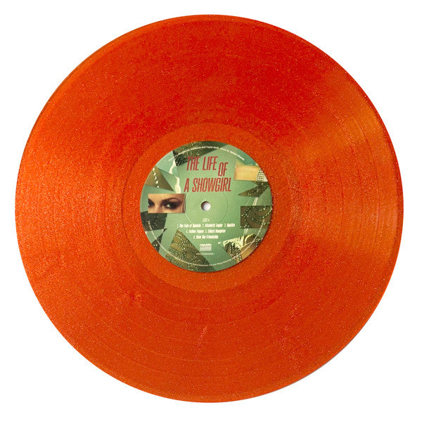 Taylor Swift – The Life Of A Showgirl (2025) (Limited Edition Orange Translucent With Gold Glitter Colour Vinyl LP)