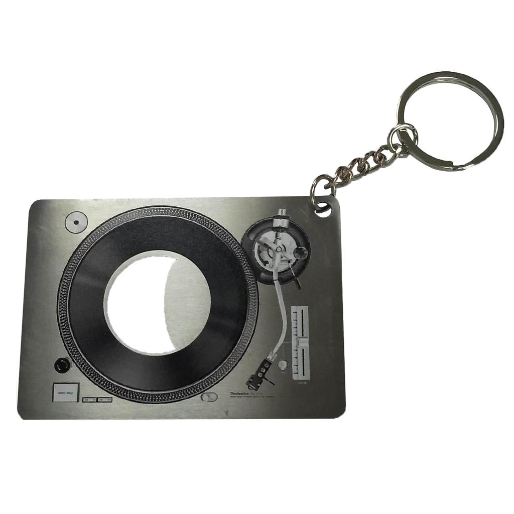 Technics Turntable Bottle Opener Credit Card Metal Keyring
