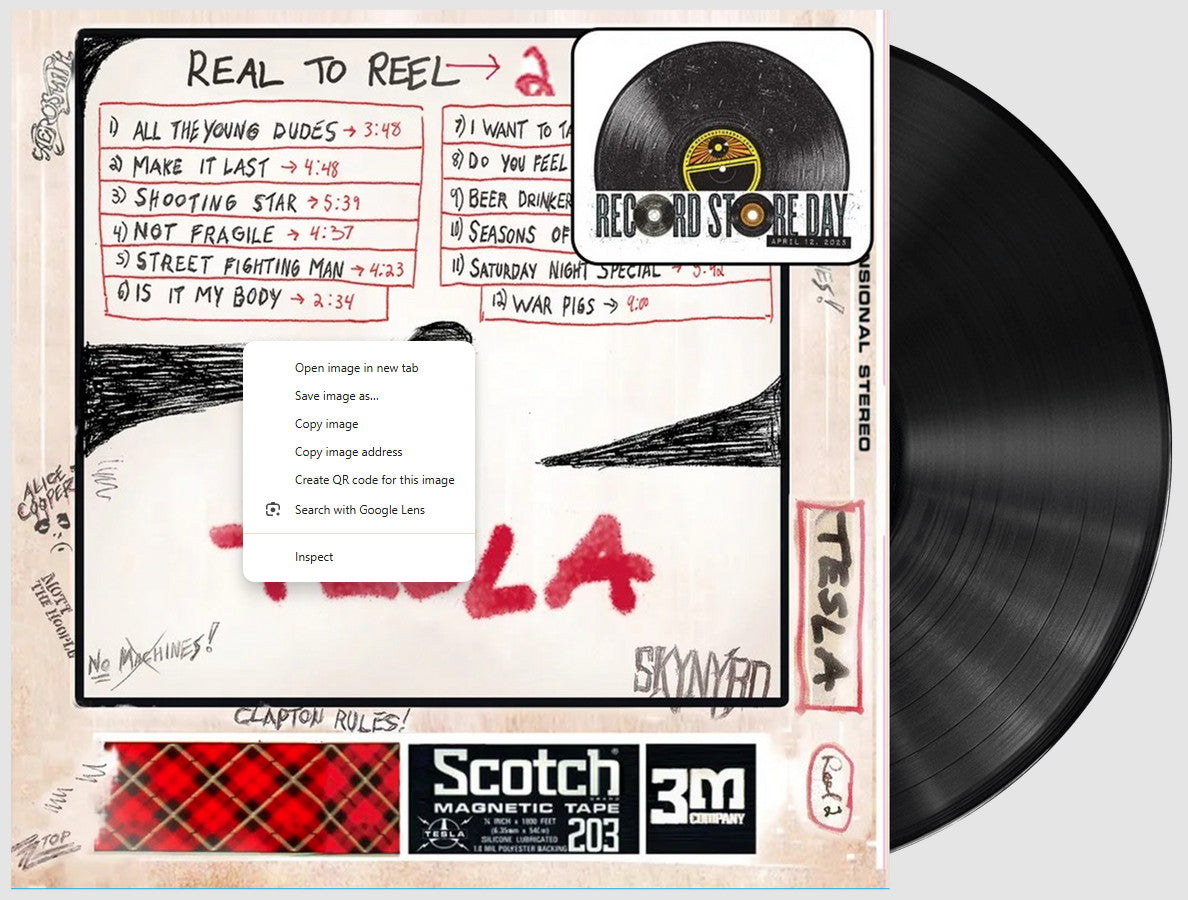 Tesla - Real 2 Reel Vol. 2 (2025 RSD) (Limited Edition Vinyl LP)