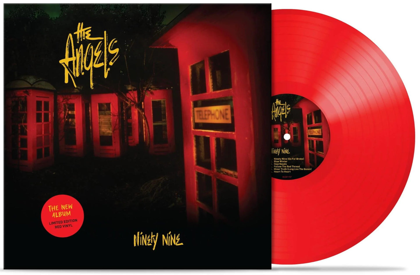 The Angels – Ninety Nine (2024 Reissue) (Limited Edition Red Colour Vinyl LP)