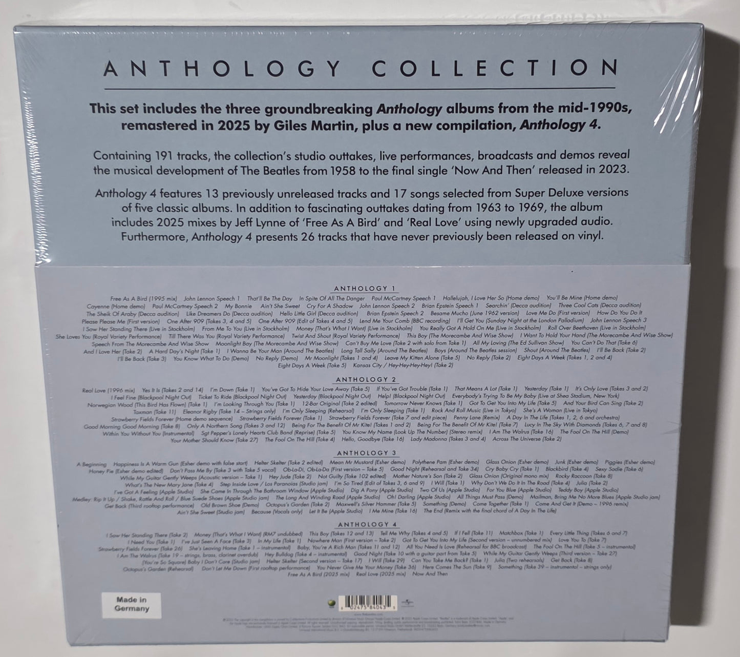 The Beatles – Anthology Collection (2025) (Limited Edition 12LP Vinyl Boxset)