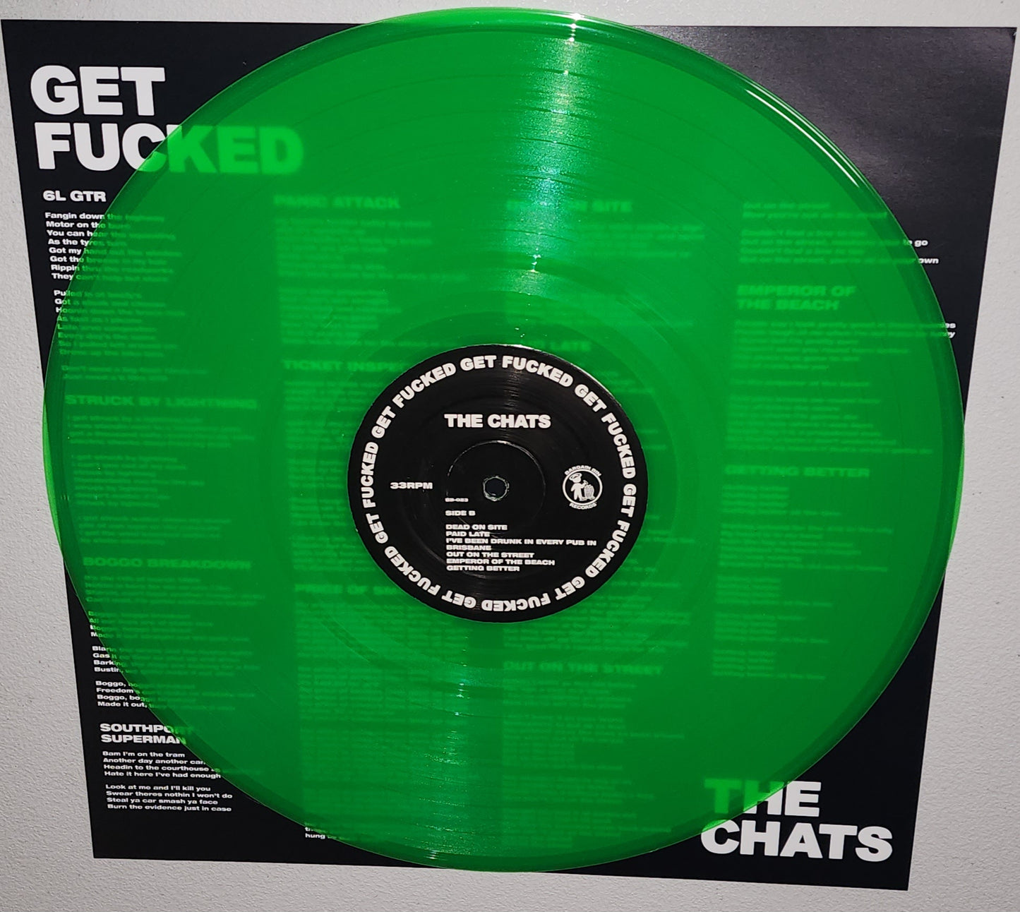 The Chats – Get Fucked (2022) (Limited Edition Green Colour Vinyl LP)