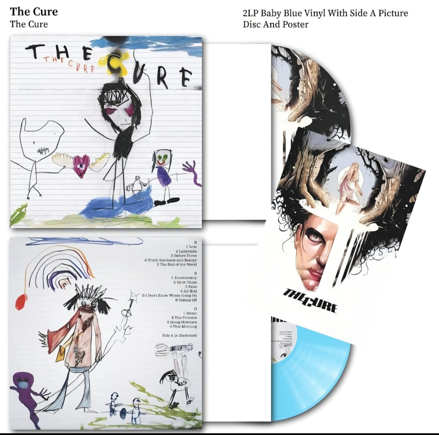 The Cure – The Cure (2025) (Unofficial Pressing Side A Picture Disc Vinyl LP)