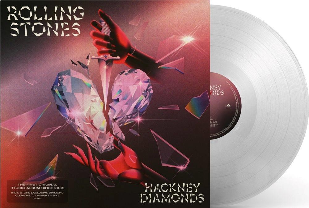 The Rolling Stones – Hackney Diamonds (2023) (Limited Edition Diamond Clear Colour Vinyl LP)