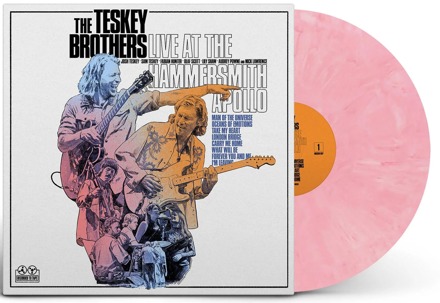 The Teskey Brothers – Live At The Hammersmith Apollo (2025) (Limited Edition Pink Colour Vinyl LP)
