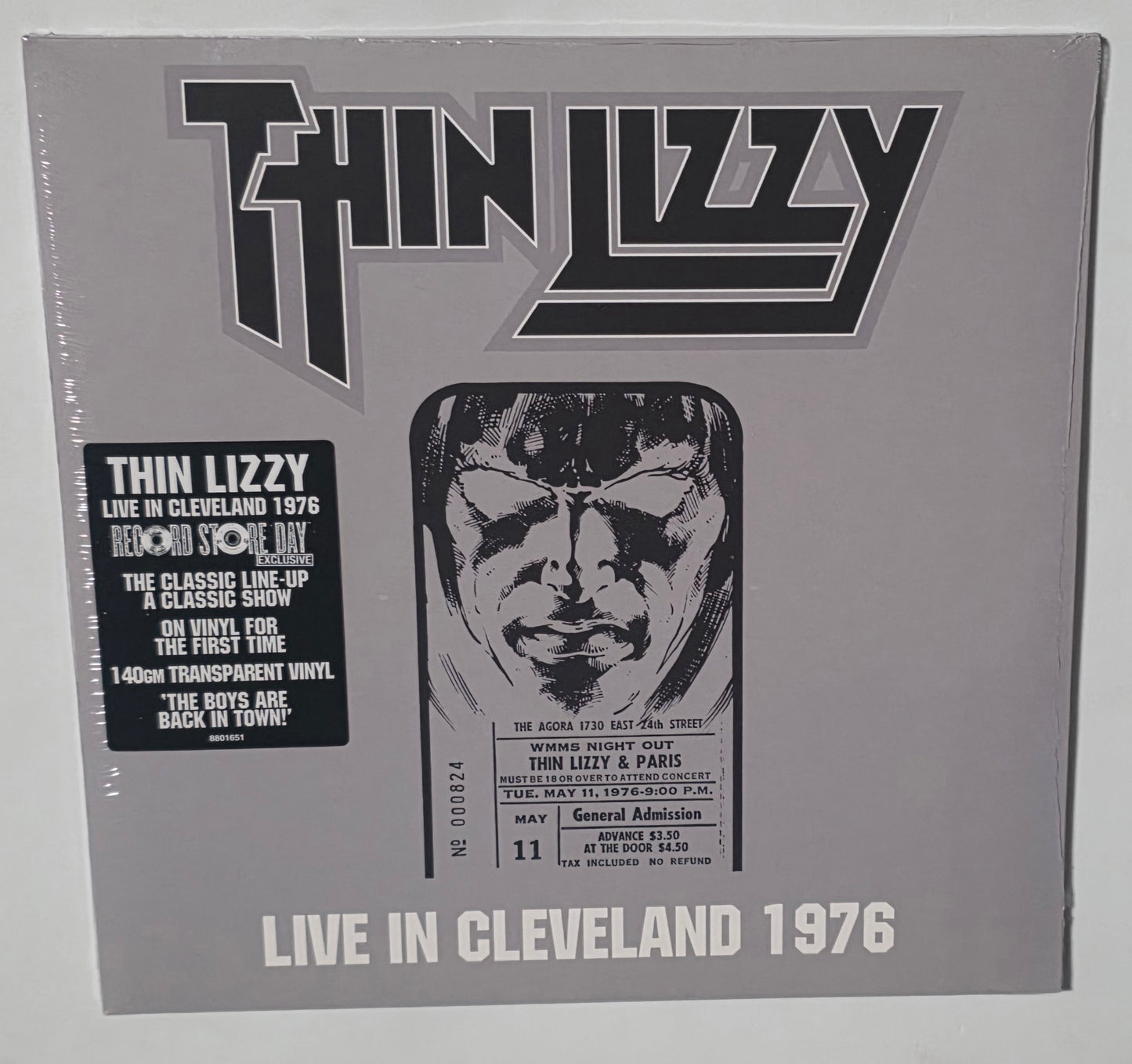 Thin Lizzy - Live in Cleveland 1976 (2026 RSD) (Limited Edition Clear Colour Vinyl LP)