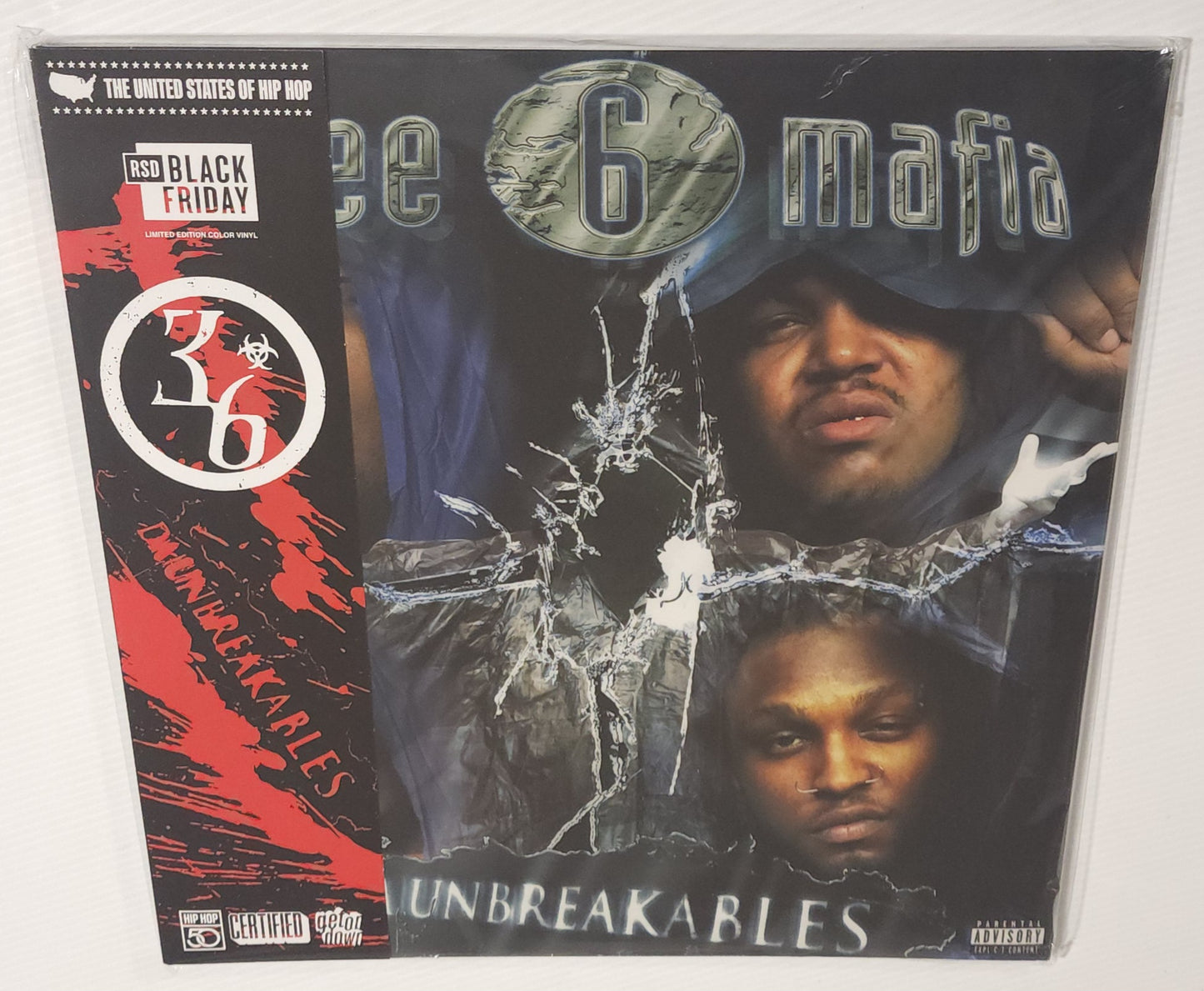 Three 6 Mafia - Da Unbreakables (2023 BF RSD) (Limited Edition Green & Black Marble Colour Vinyl LP)