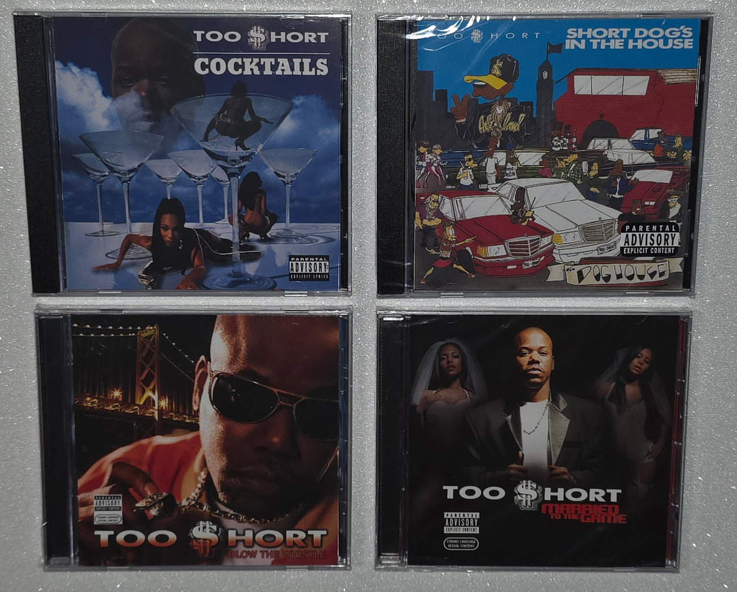 Too $hort Pimpin' 4x Album CD Bundle