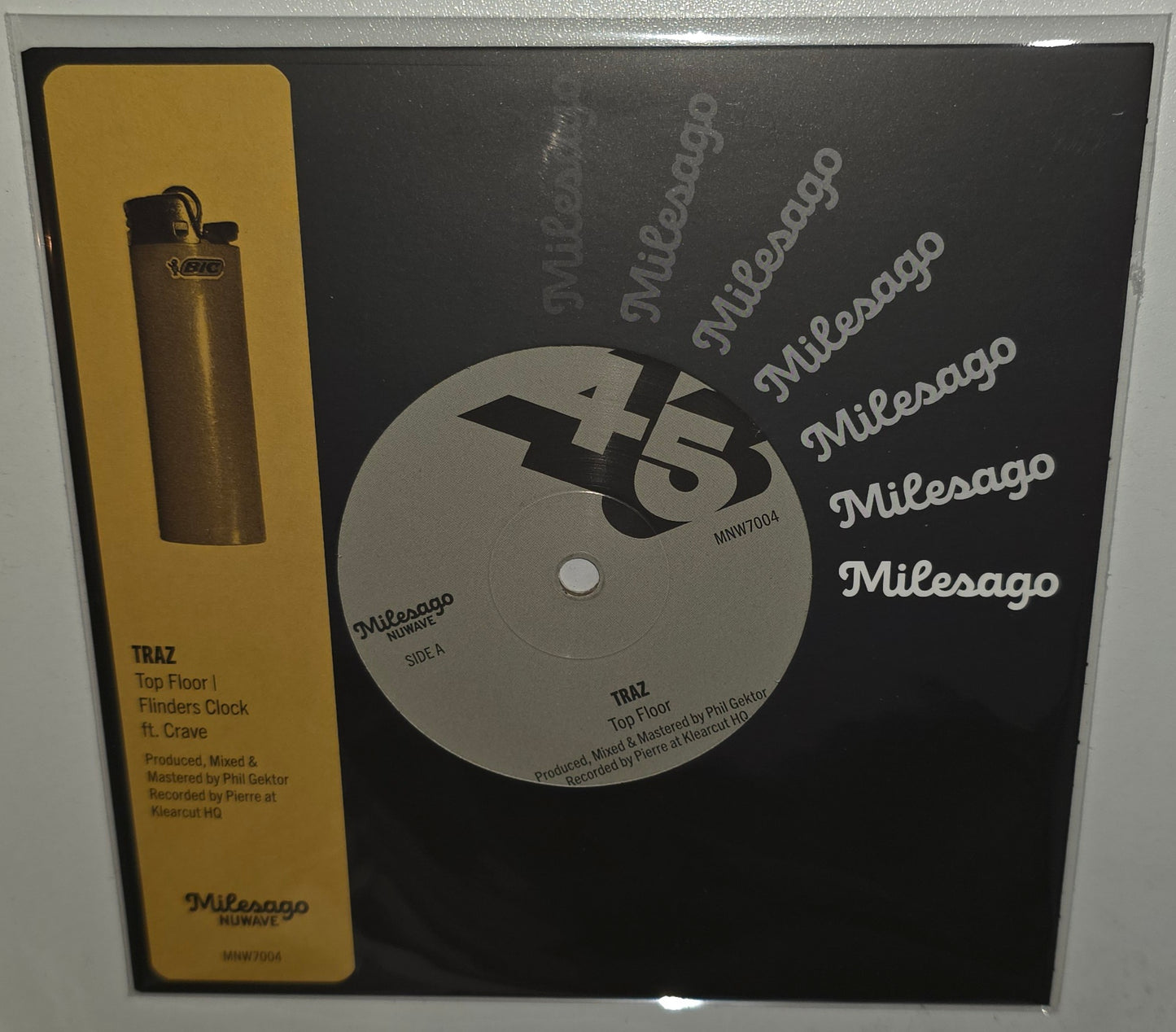 TRAZ - Top Floor (2023) (Limited Edition Cognac Coloured 7" Vinyl Single)