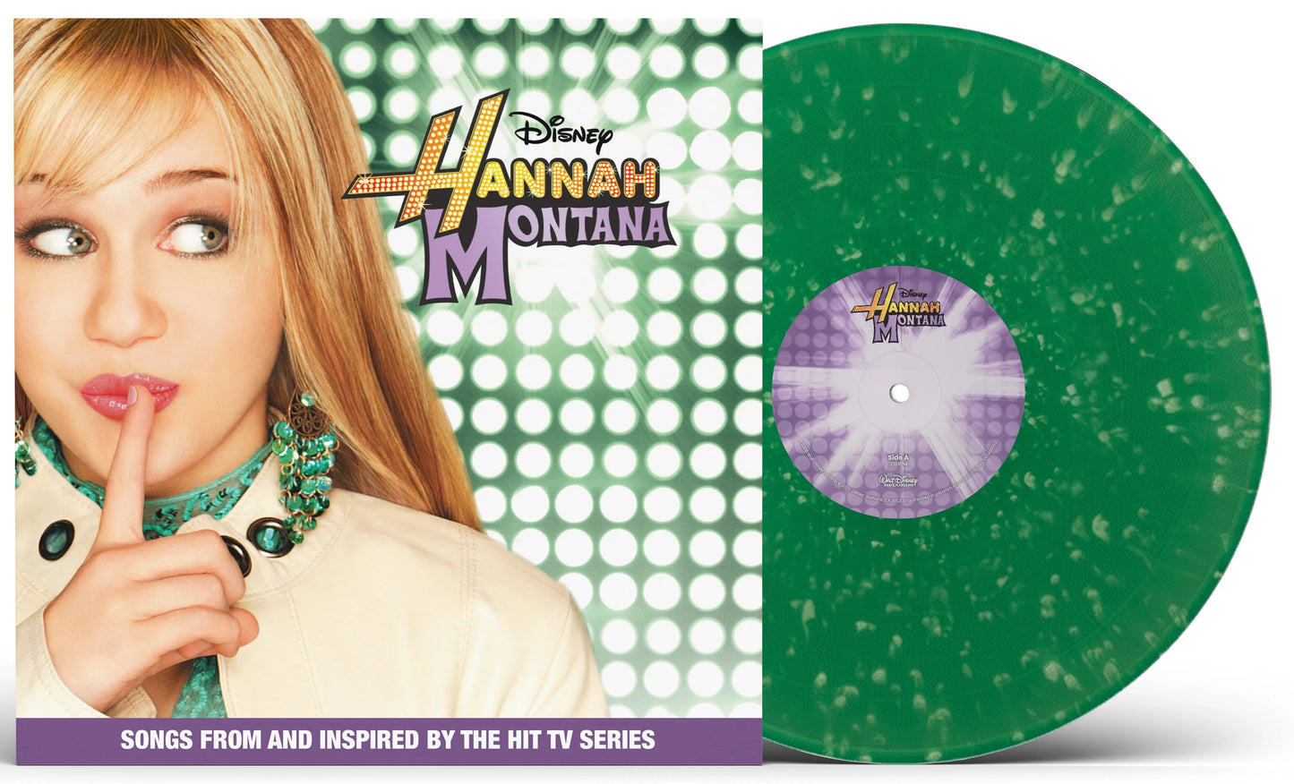 Various Artists - Hannah Montana (Songs From and Inspired by the Hit TV Series) (2026) (Limited Edition Green Splatter Colour Vinyl LP)