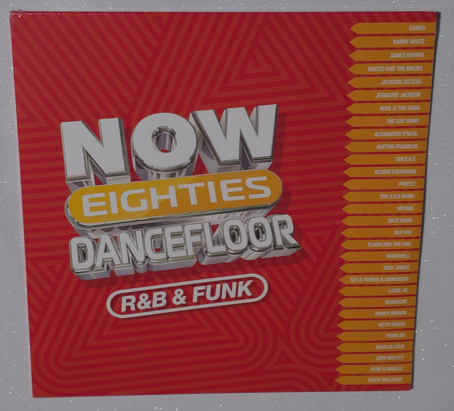 Various Artists – Now Eighties Dancefloor R&B & Funk (2024) (Limited Edition Red & White Colour Vinyl LP)