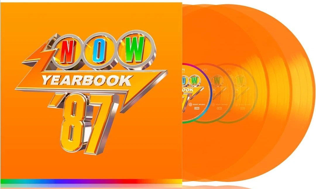 Various Artists – Now Yearbook '87 (2024) (Limited Edition Translucent Orange Colour Vinyl LP)