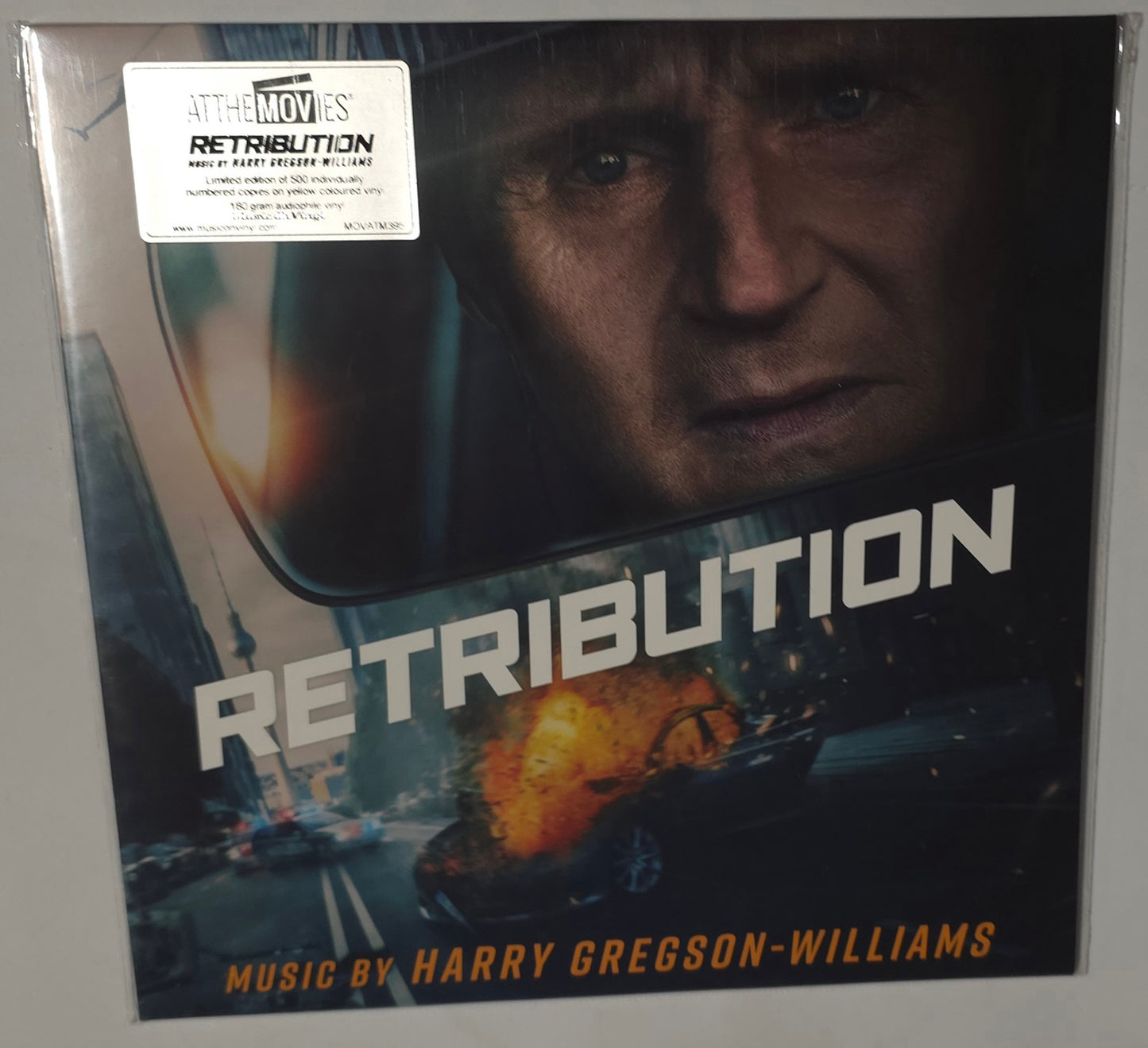 Harry Gregson-Williams – Retribution (Original Motion Picture Score) (2023 Reissue) (Limited Edition Yellow Marbled Colour Vinyl LP)
