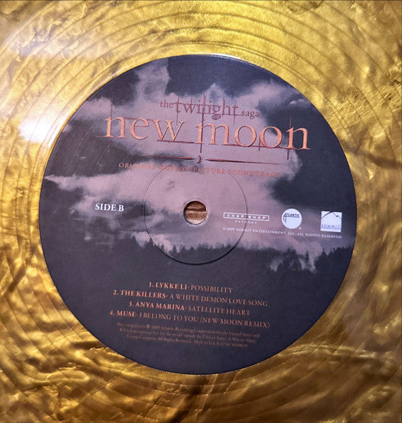 Various Artists – The Twilight Saga: New Moon (Original Motion Picture Soundtrack) (2024) (Limited Edition Gold Metallic Marble Colour Vinyl LP)