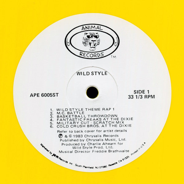 Various Artists – Wild Style (2022 Reissue) (Limited Edition Yellow Colour Vinyl LP)
