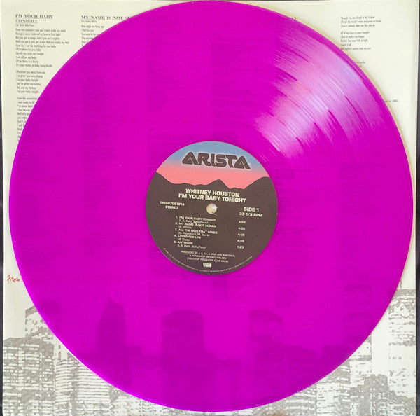 Whitney Houston – I'm Your Baby Tonight (2023 Reissue) (Limited Edition Violet Colour Vinyl LP)