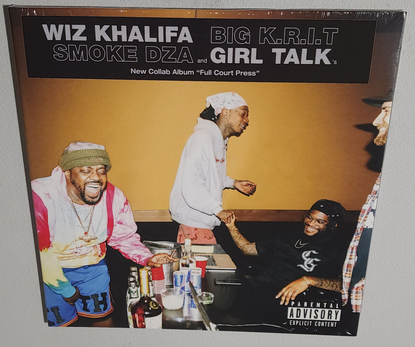 Wiz Khalifa, Big K.R.I.T., Smoke DZA & Girl Talk - Full Court Press (2022) (Vinyl LP)