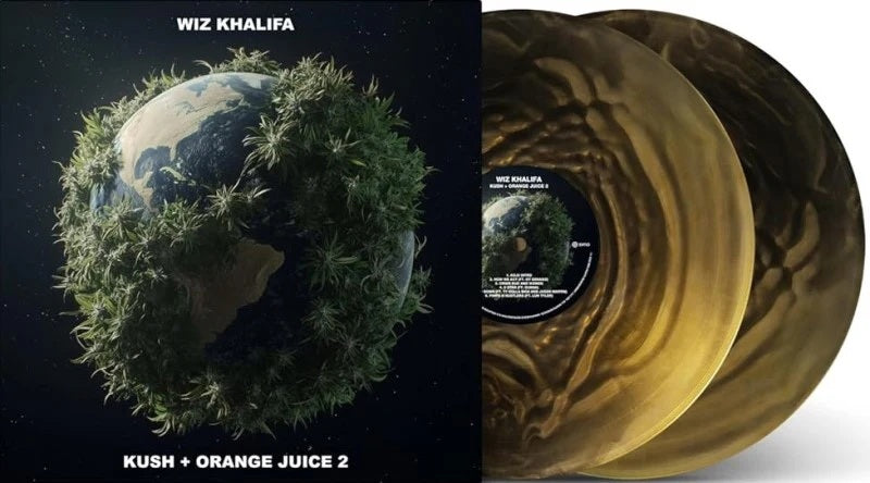 Wiz Khalifa - Kush & Orange Juice 2 (2026) (Limited Edition Black & Gold Swirl Colour Vinyl LP)