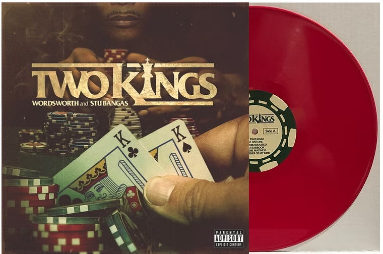 Wordsworth & Stu Bangas - Two Kings (2025) (Limited Edition Opaque Red Colour Vinyl LP)