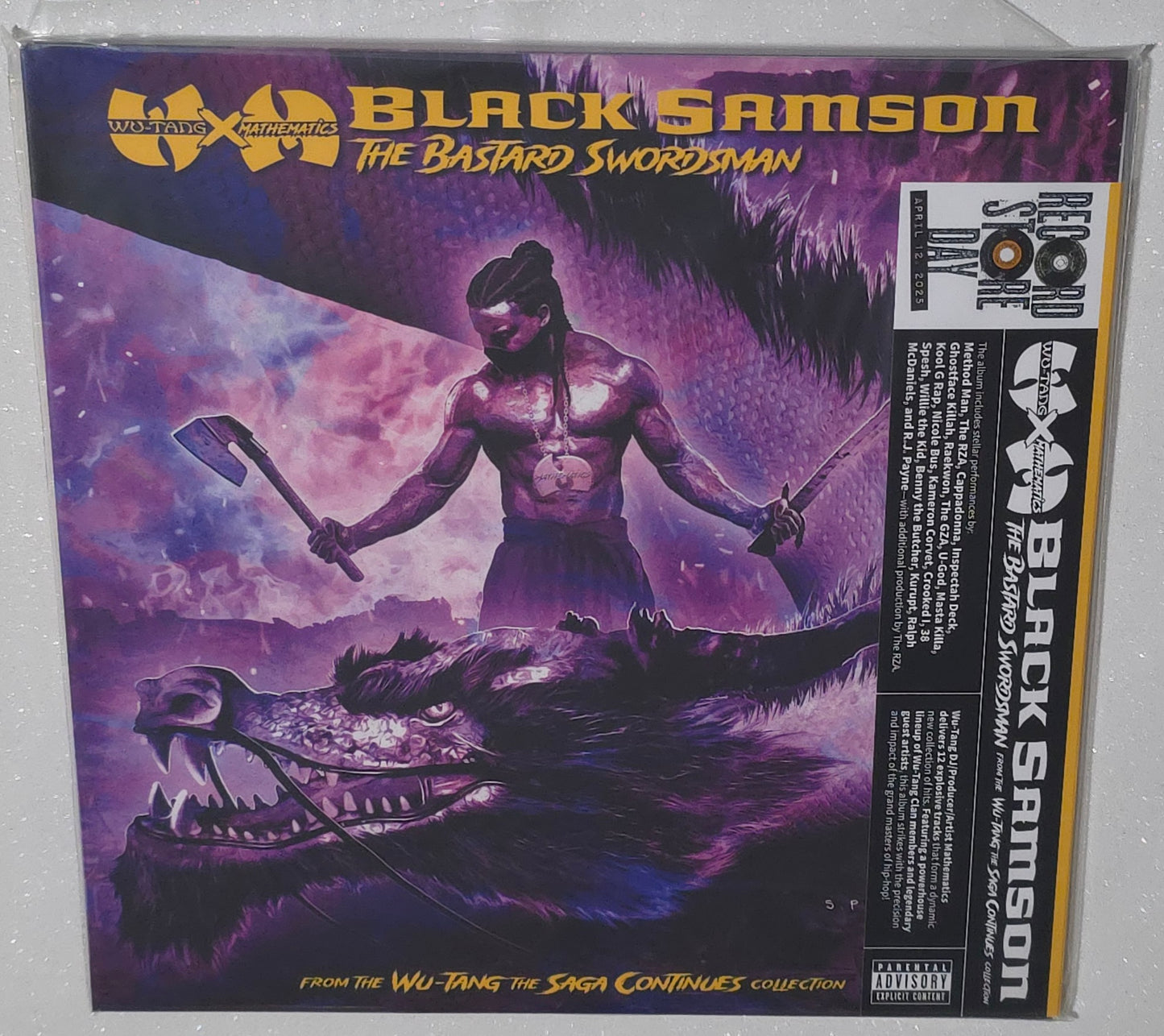 Wu-Tang Clan & DJ Mathematics - Black Samson, The Bastard Swordsman: Wu-Tang, The Saga Continues Collection (2025 RSD) (Limited Edition #2693 Vinyl LP)