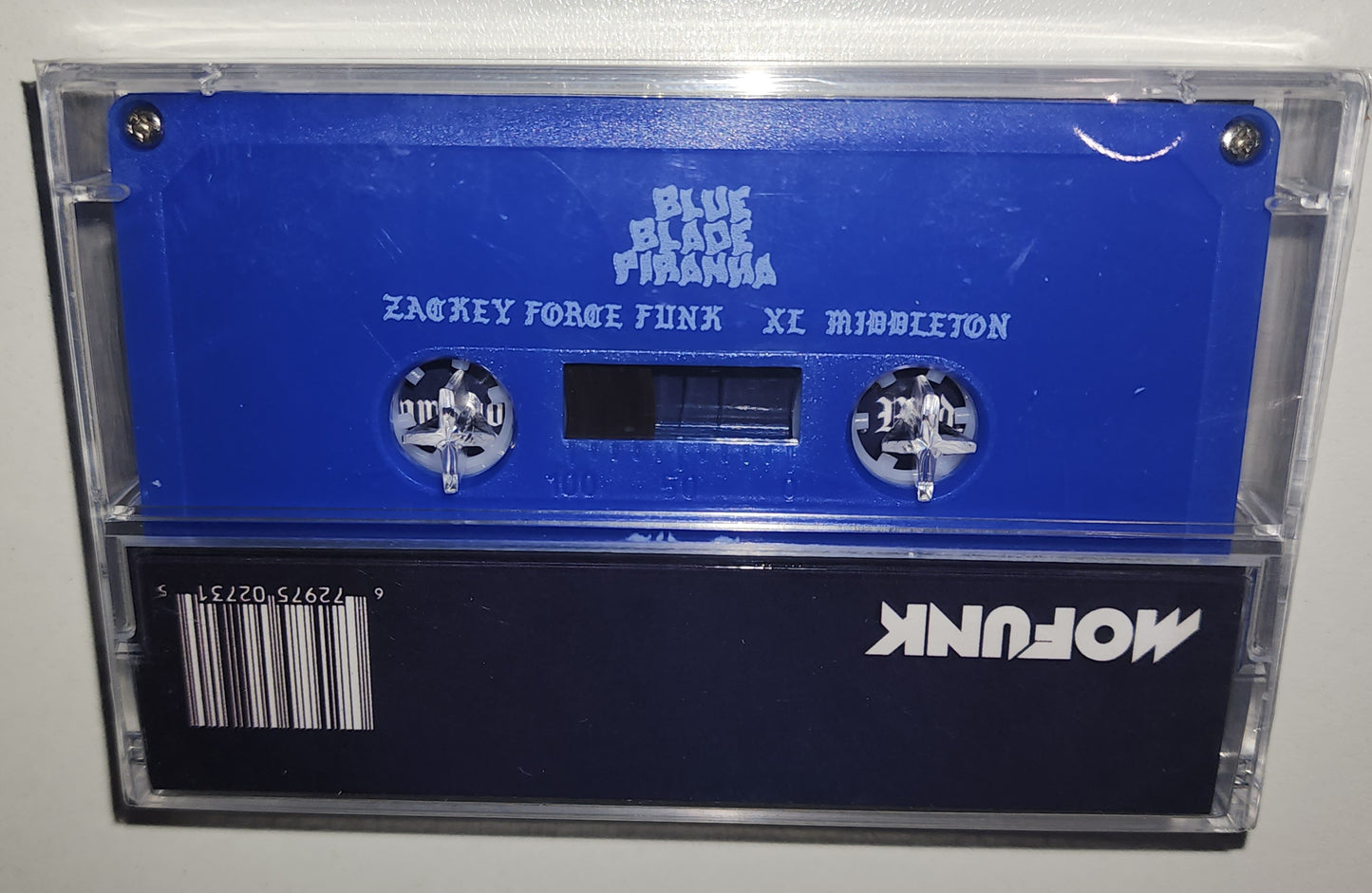 Zackey Force Funk & XL Middleton - Blue Blade Piranha (2023) (Limited Edition Cassette Tape)