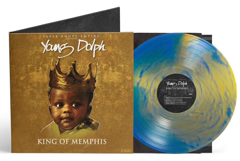 Young Dolph - King of Memphis: 10 Year Anniversary Edition (2026) (Limited Edition Royalty Blue & Gold Colour Vinyl LP)