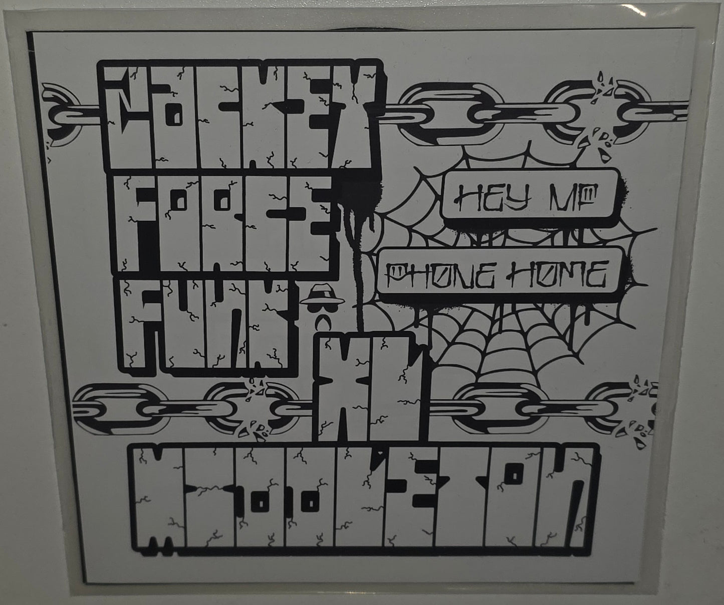 Zackey Force Funk & XL Middleton - Hey MF b/w Phone Home (2025) (Limited Edition 7" Vinyl Single)