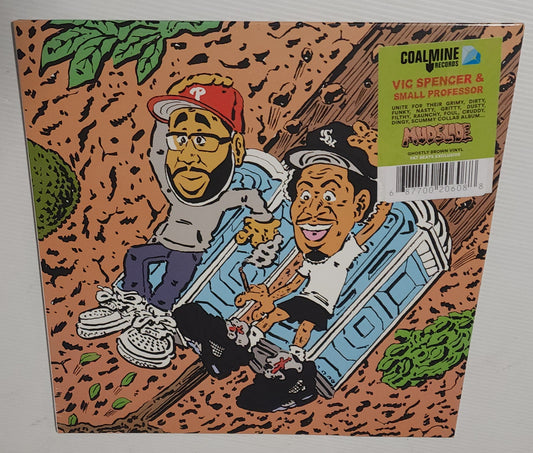 Vic Spencer & Small Professor – Mudslide (2022 Reissue) (Brown & White Swirl Colour Vinyl LP)