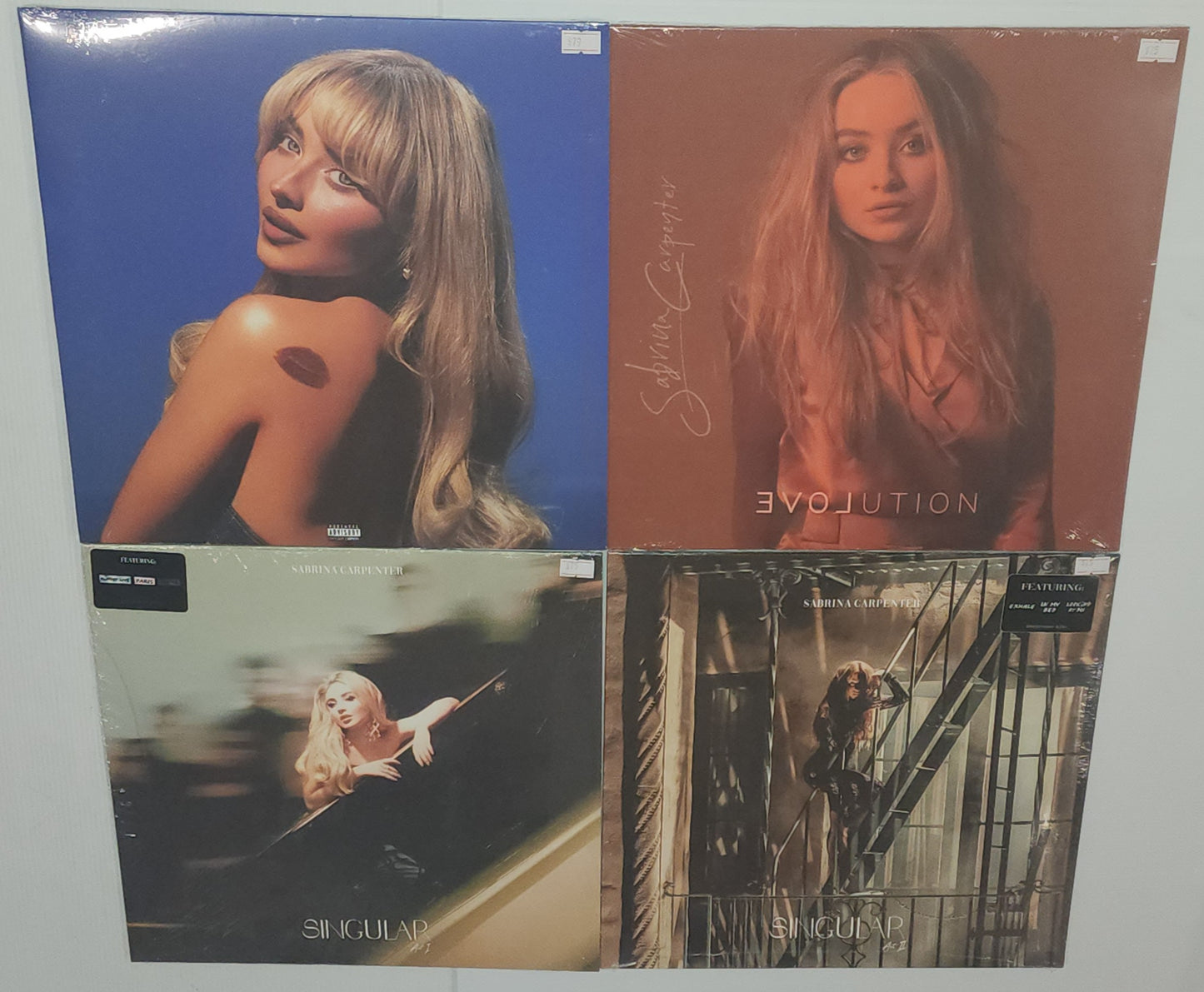 Sabrina Carpenter Vinyl LP Bundle [Short N Sweet + Singular Act 1 & 2 + EVOLution]
