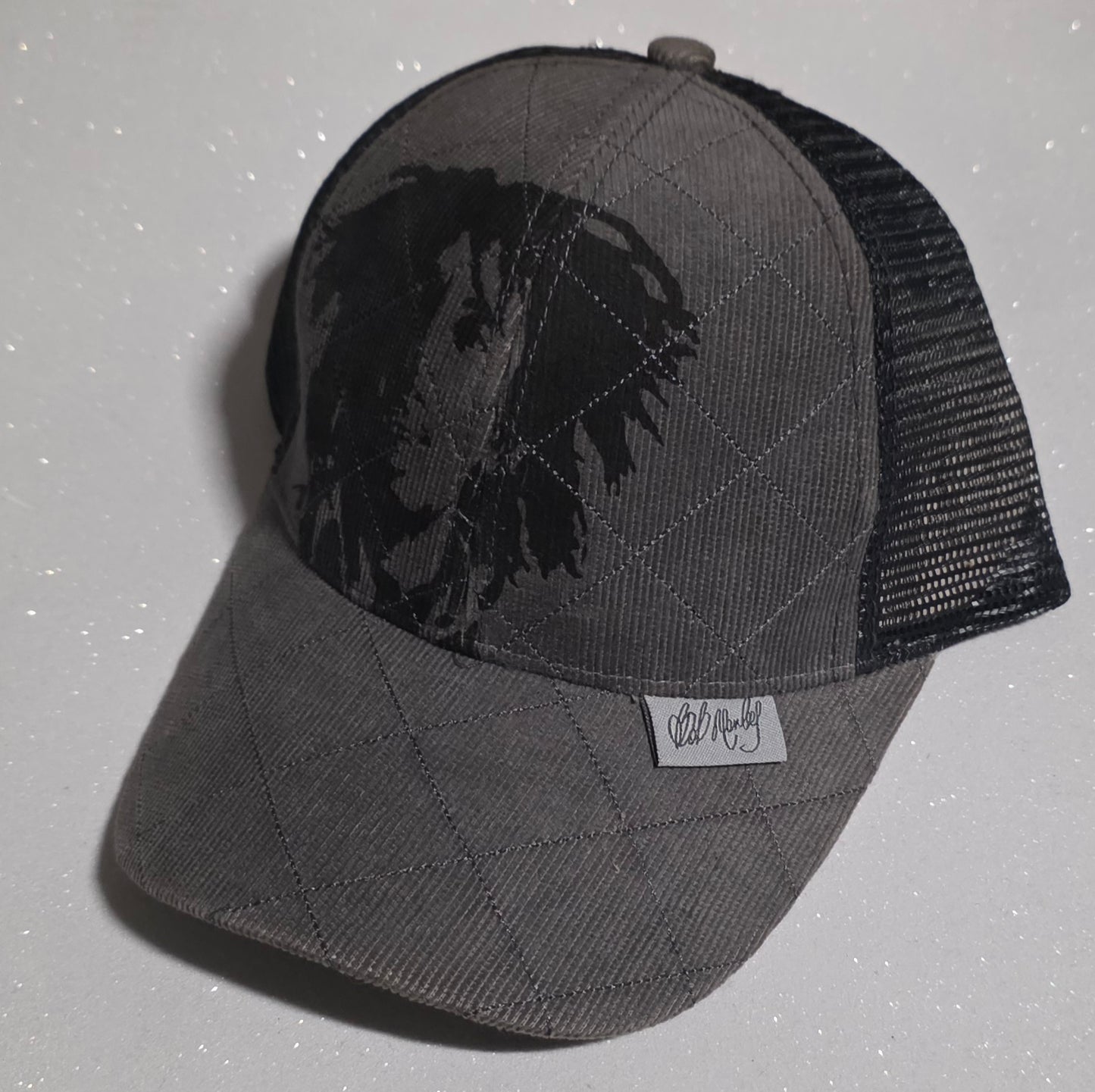 Bob Marley "Zion Rootswear" Unisex Curved Brim Snapback Mesh Trucker Cap Hat